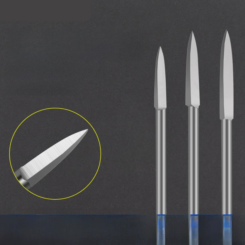 Гравировальный нож 2.35 мм, клинок White Steel Sword-Point, прецизионный инструмент для резьбы по дереву