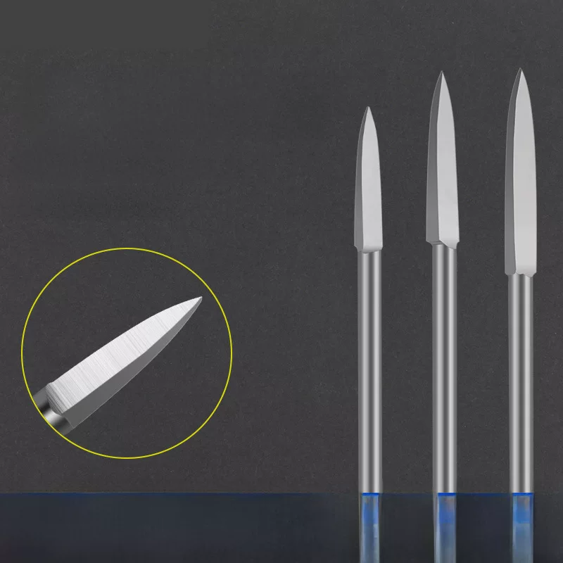 Гравировальный нож 2.35 мм, клинок White Steel Sword-Point, прецизионный инструмент для резьбы по дереву