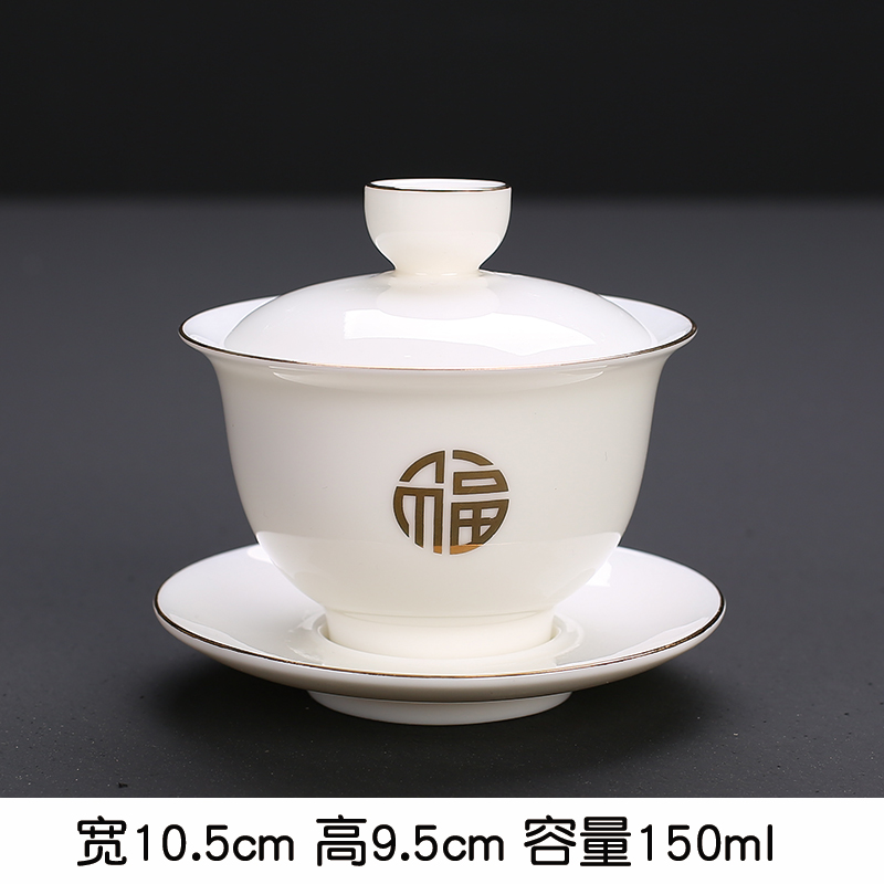 Ceramic big tea cup, anti-scald