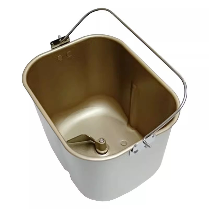 Accesorios para máquina de pan de hogar de envío directo de fábrica transfronteriza, cubeta interior para mezclar y cubeta para pan, revestimiento antiadherente de grado alimenticio