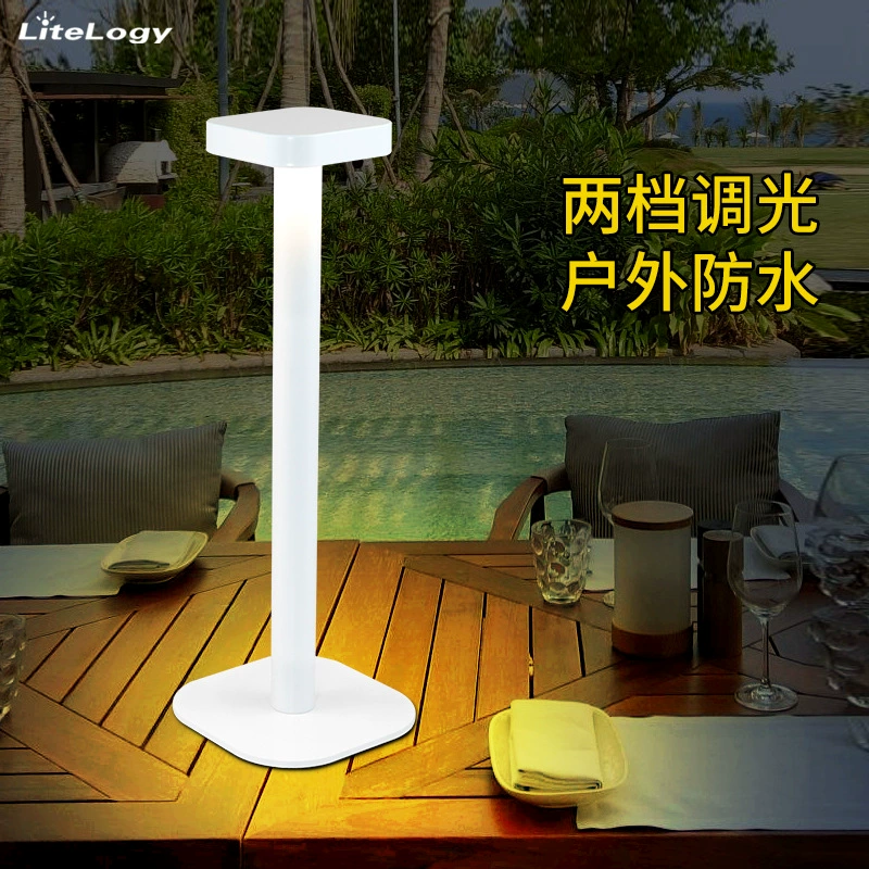 Итальянский Простой Ресторан Беспроводная Зарядка Настольная Лампа I-образная Открытый Двор Бар Романтическая Атмосфера Декоративная Настольная Лампа