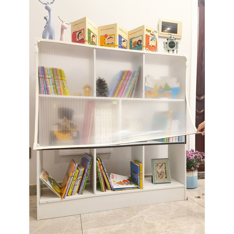 Cortina de puerta sin agujeros cortina de pantalla de absorción magnética transparente a prueba de polvo librería cortina de gabinete cortina de vidrio arco iris largo