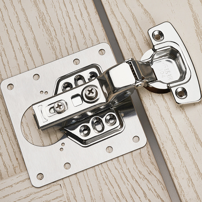 Puerta de gabinete placa de fijación placa bisagra artefacto bisagra placa de montaje placa base Placa de reparación Placa de refuerzo bisagra pieza de reparación