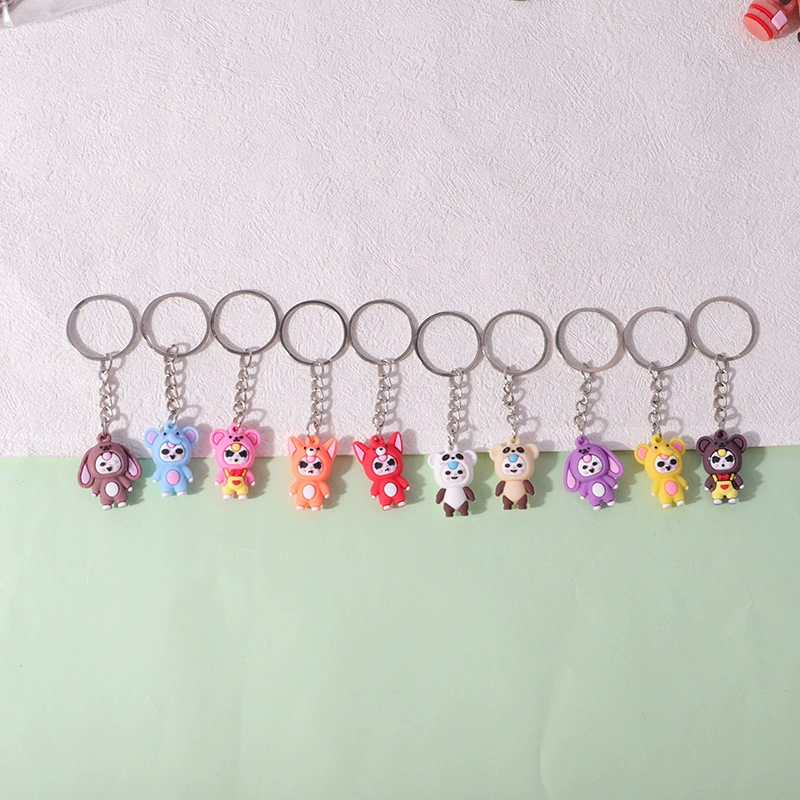 Keychain for students, toy, doll with accessories