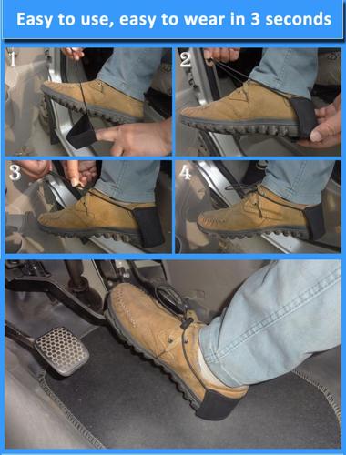 Amazon Car Driving Anti-Skidding Heel Protection Device, Car Driving Anti-Skidding Heel Protector, Flat Heel Protector, Heel Protection Cover