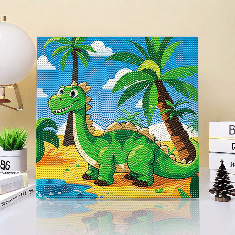 Dibujo adhesivo de diamantes de dibujos animados con marco de fotos Diamante de punto hecho a mano para niños fabricante de pintura de diamantes de bricolaje Kulomic Mario