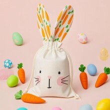 �ͻ�ö������ڴ����K�YƷ��Easter Linen Bag with Rabbit Ear