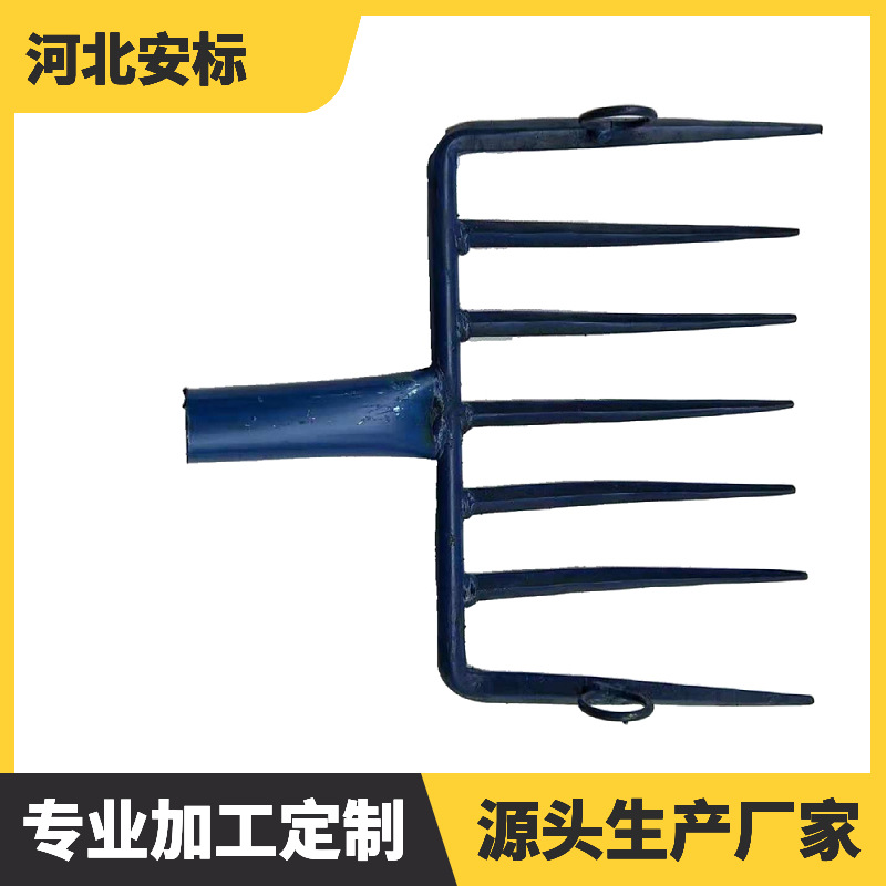 铁路用九齿钢叉一体锻打九齿钢叉钢轨九齿叉.