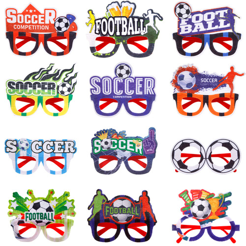 Cross-border new European Cup fan glasses cheering props football theme party decoration photo props