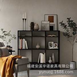 入户玄关桌靠墙全实木玄关台复古创意书柜落地客厅家用收纳置物架