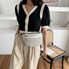 Shoulder bag, one-shoulder bag for leisure, straps, chest bag with tassels