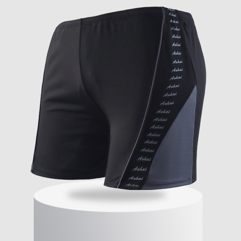 Venta directa de fábrica, bañador de hombre personalizado ligero, talla grande, suelto, de secado rápido, bañador de aguas termales anti-vergüenza, logotipo personalizado