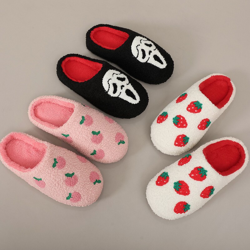 Lameixu Tmall cross-border home indoor cotton slippers for women, winter warm plush soft-soled slippers, popular in-stock product Lameixu Tmall cross-border home indoor cotton slippers for women, winter warm plush soft-soled slippers, popular in-stock product