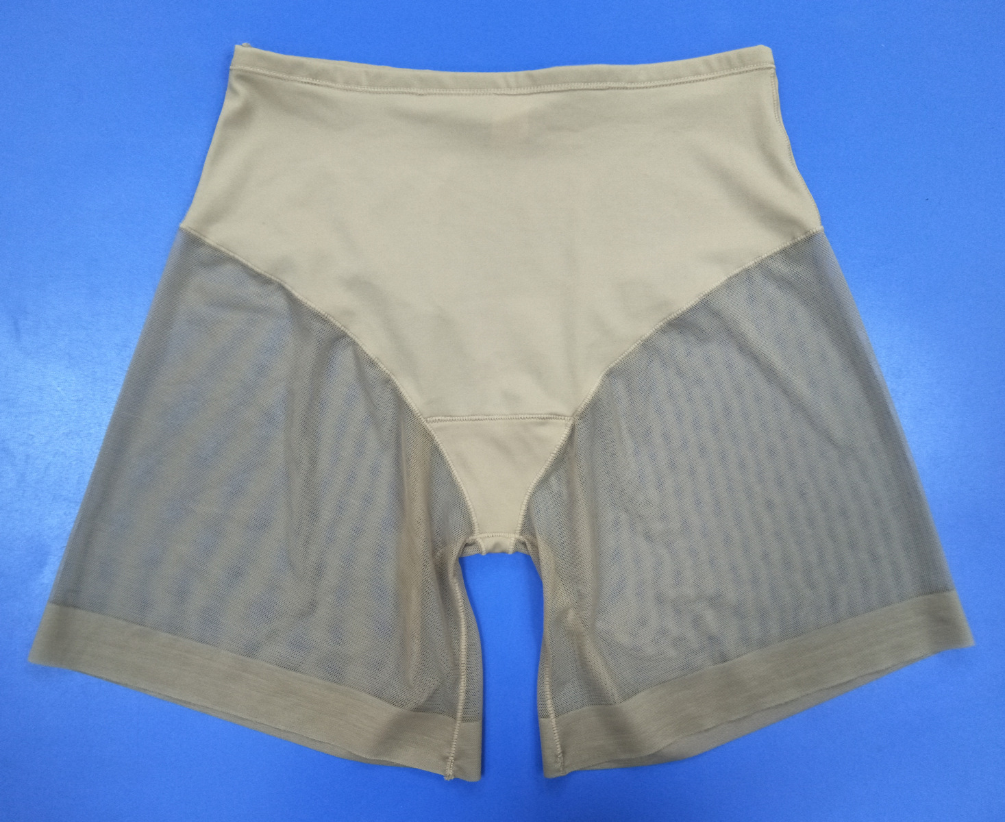 Polainas de malla fina transfronterizas europeas y americanas pantalones de seguridad de cintura media pantalones de modelado del cuerpo de las mujeres pantalones cortos de las mujeres boxeadores