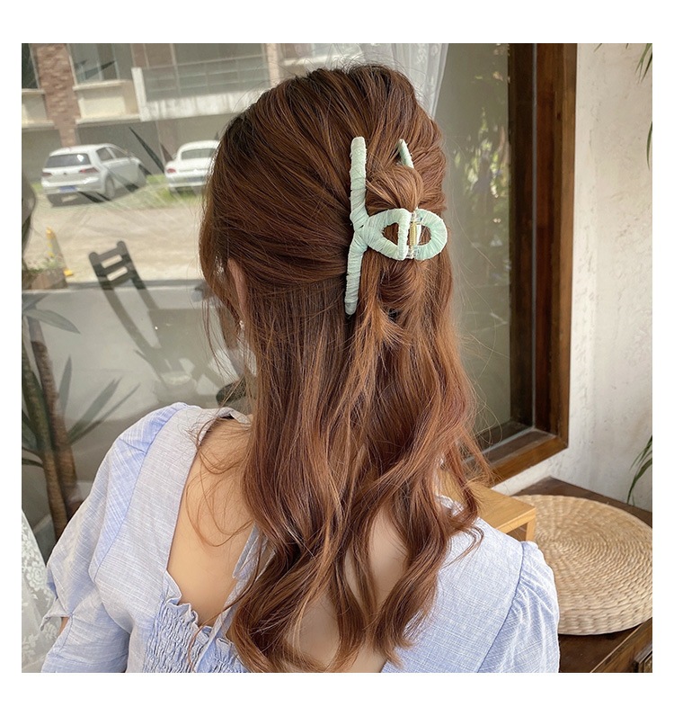 新款纯色超仙抓夹