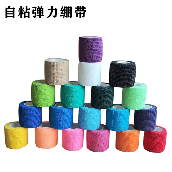 Factory supply non-woven elastic self-adhesive bandage finger tattoo bandage sports pet bandage in stock wholesale