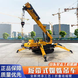 360°旋转底盘小型蜘蛛吊狭窄空间作业起重机远程遥控烤漆蜘蛛吊
