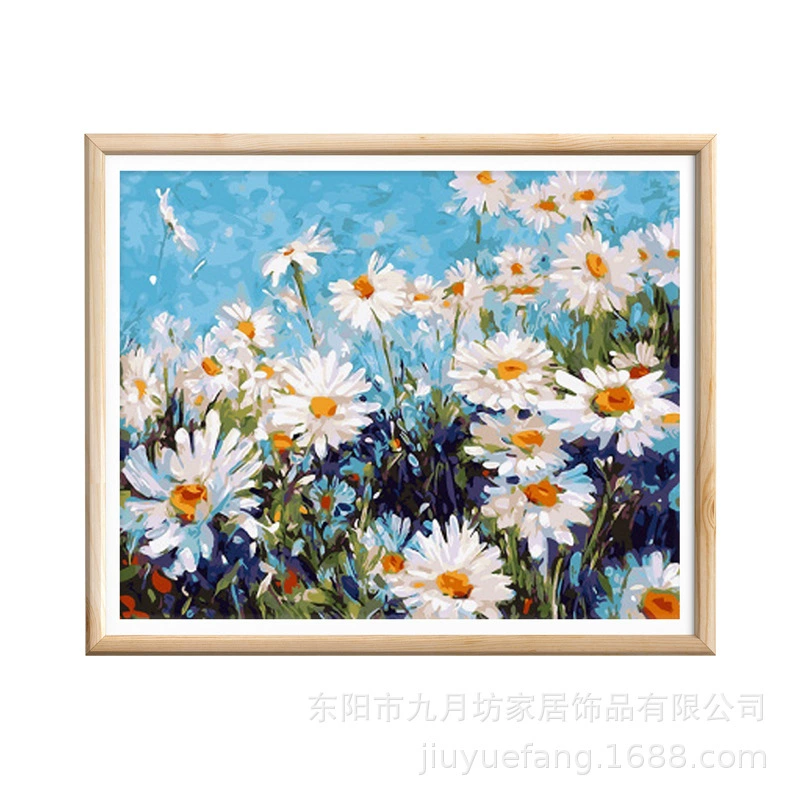 5D алмазная картина (diamond painting) 30×40 см, подсолнух/тигр/пейзаж, полный набор DIY
