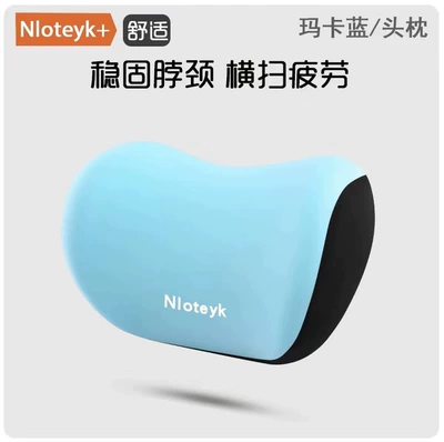 Lumbar Support, Car Neck Pillow and – Waist support - maca-blue-headrest-universal-model