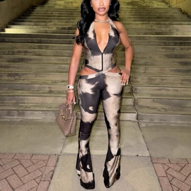 时尚休闲套装;休闲裤;女式牛仔裤