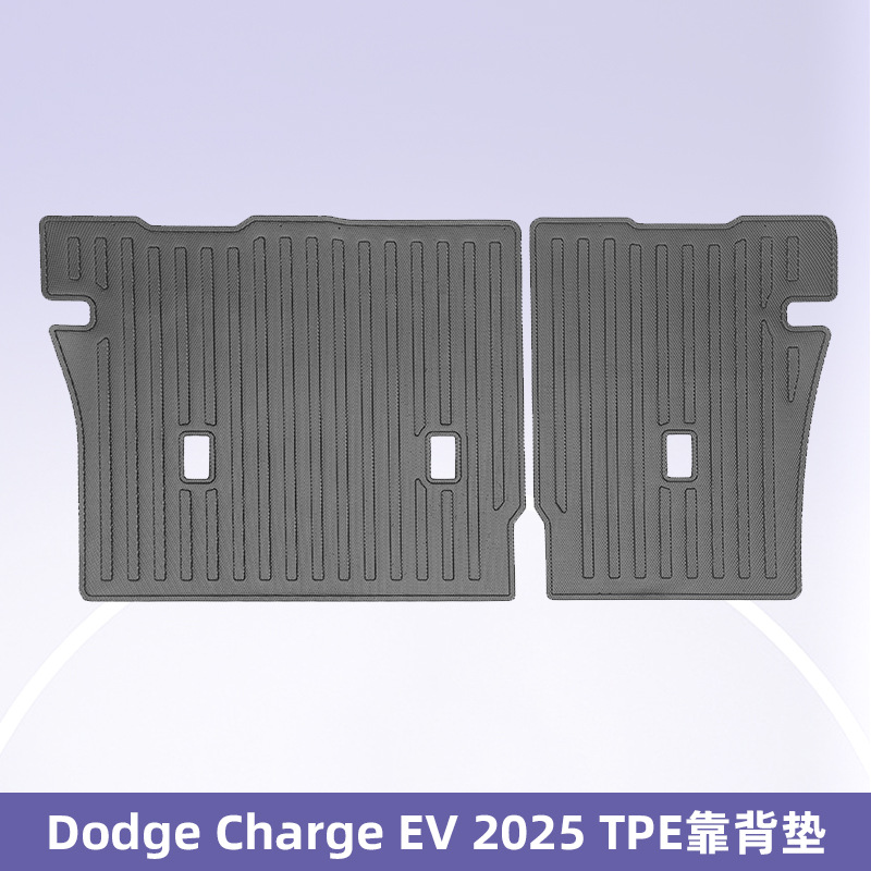 Aplicable a Dodge Charge EV 2025 TPE Foot Pad 3D All-Weather Material Back Cojín
