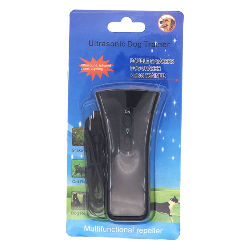 Ultrasonic single and double head Dog driving device pet Dog training horn laser Dog training device stop barking Dog Repellent