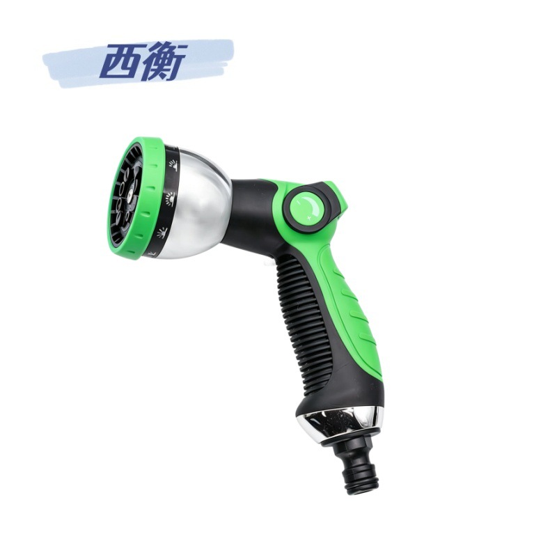 Car wash water gun, garden magic retractable hose, portable water gun, car high-pressure water gun, black and green European standard