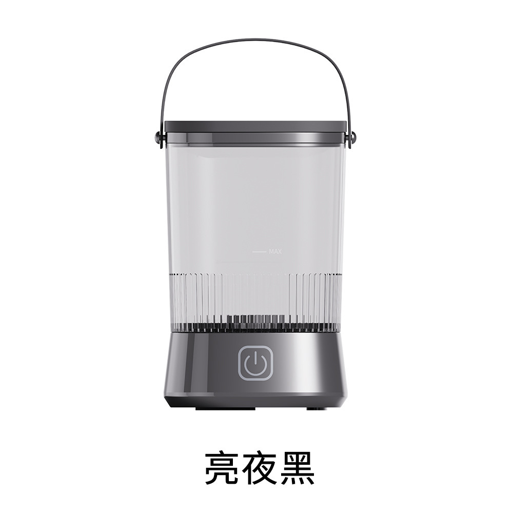 Transfronterizo portátil limpiador de cepillo de maquillaje tipo barril perezoso limpiador de cepillo eléctrico ultrasonido limpiador automático