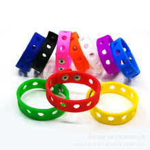 21CM创意硅胶手环运动亲子款手腕带学生卡通配饰洞洞百搭卡通创意