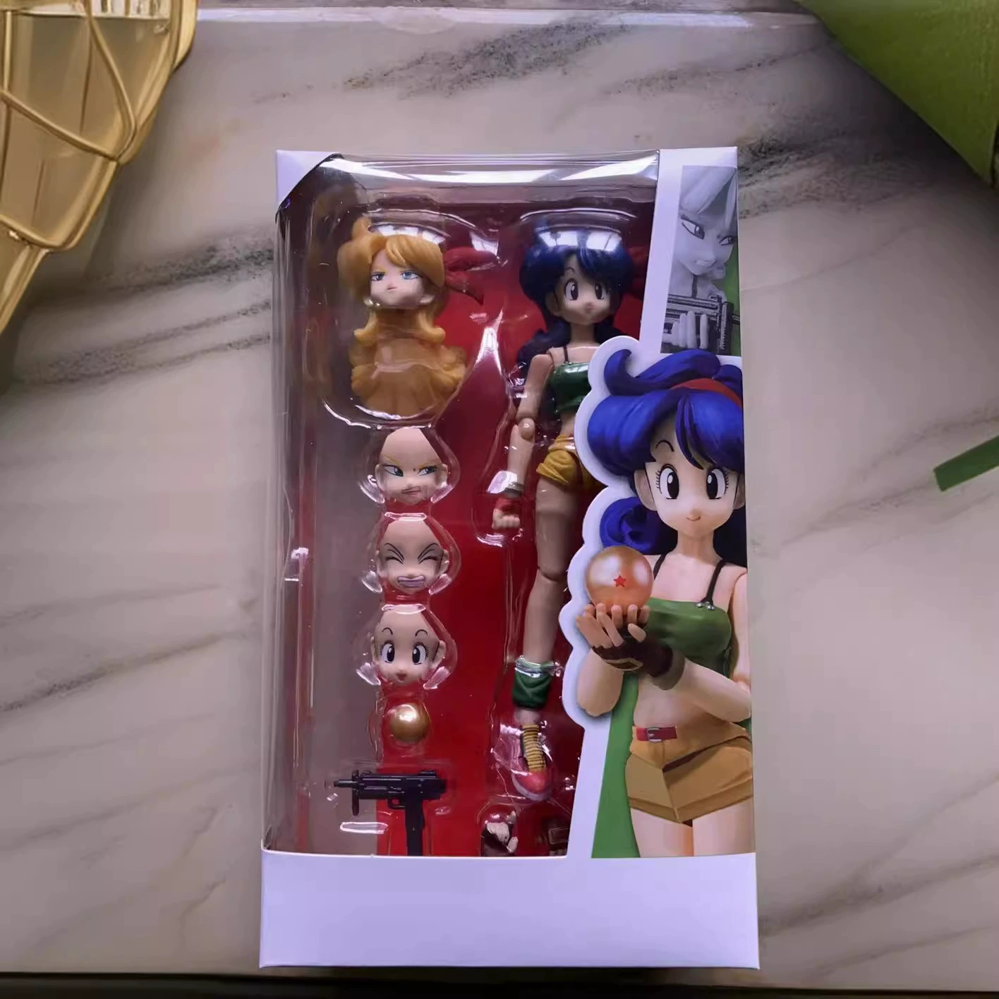 Домашнее подвижное Seven F Dragon Ball Приключения начинаются SHF девушка синего цвета волос Lanqi флеш-талисман модель игрушка