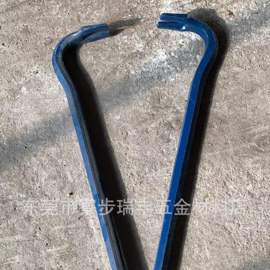 六角钢起钉器六角钢撬棍羊角拔钉撬棒六角撬棍扁头起钉器开箱撬杠