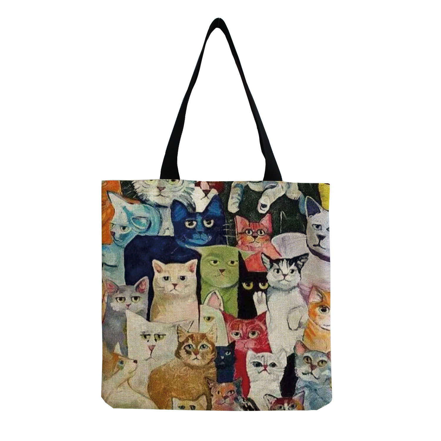 Women's Fashion Cat Shopping Bags display picture 2