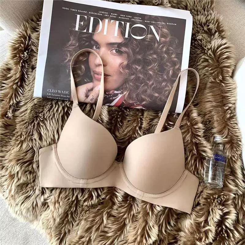 Supporting bra with steel rings, summer thin underwear