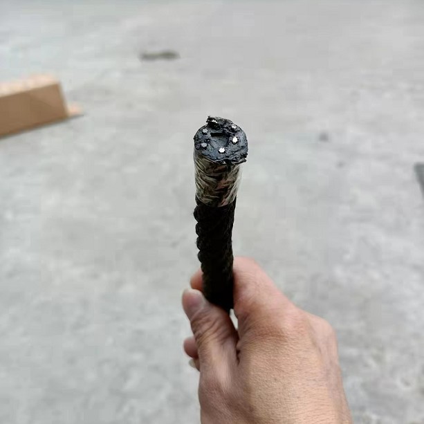 幼儿园儿童户外攀爬网配件钢丝绳黑色锦纶绳六股海缆绳游乐场拓展