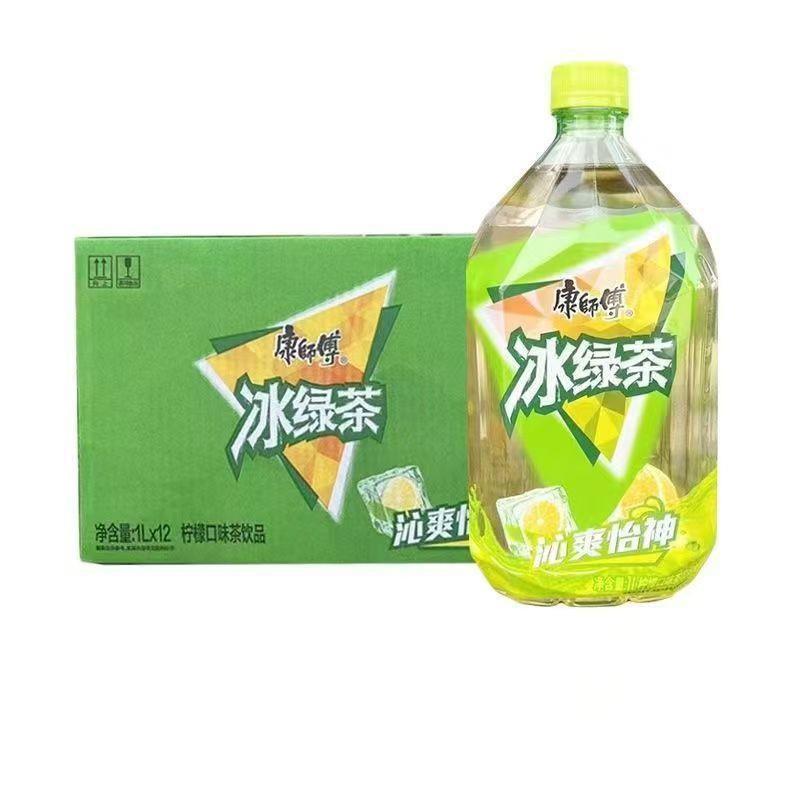 康师傅冰红茶冰绿茶1升茉莉清茶蜜茶多口味大瓶饮料饮品整件yb|undefined