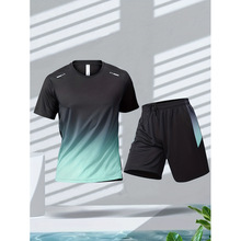 R 40960 Men's Quick-dry Sports Set ��ʿ�ٸ��˶���װŷ���¿�