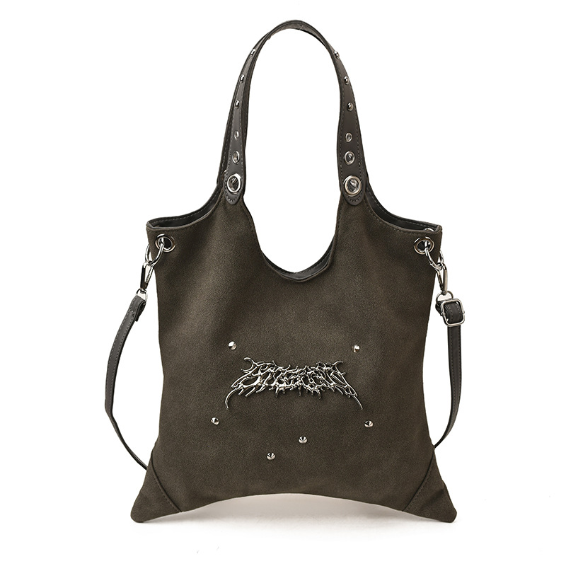 Bolso para mujeres 2025 nuevo cross-border retro esmerilado bolso de mano nicho de alta calidad de la moda bolso de mochila