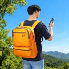 头层牛皮防泼水户外登山包旅行大容量轻量化徒步冲顶真皮双肩背包