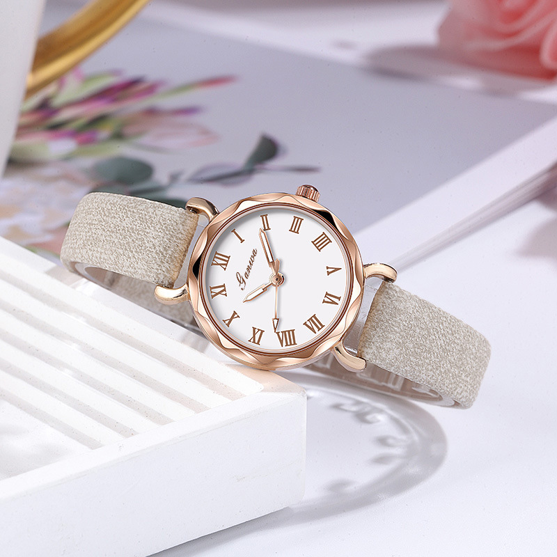 New Student Children's Watch, Simple, High-Looking, Fresh, Exam-Friendly, Ins-Style, Forest-Style, Elegant Watch for Girls