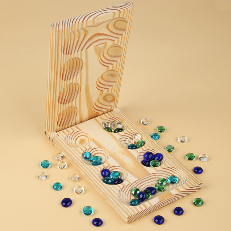 African gem chess particles return warehouse intelligence logic thinking training children's toys parent-child interactive desktop game