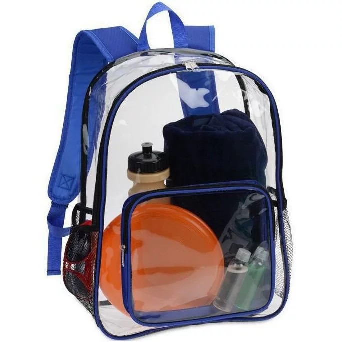 Transparent school bag, summer waterproof backpack for swimming