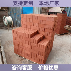 シェールの小さな赤いレンガの建物の装飾外壁の壁のタイルの小さな赤いレンガは通気性が良く、耐風性があり、現地に出荷されます。
