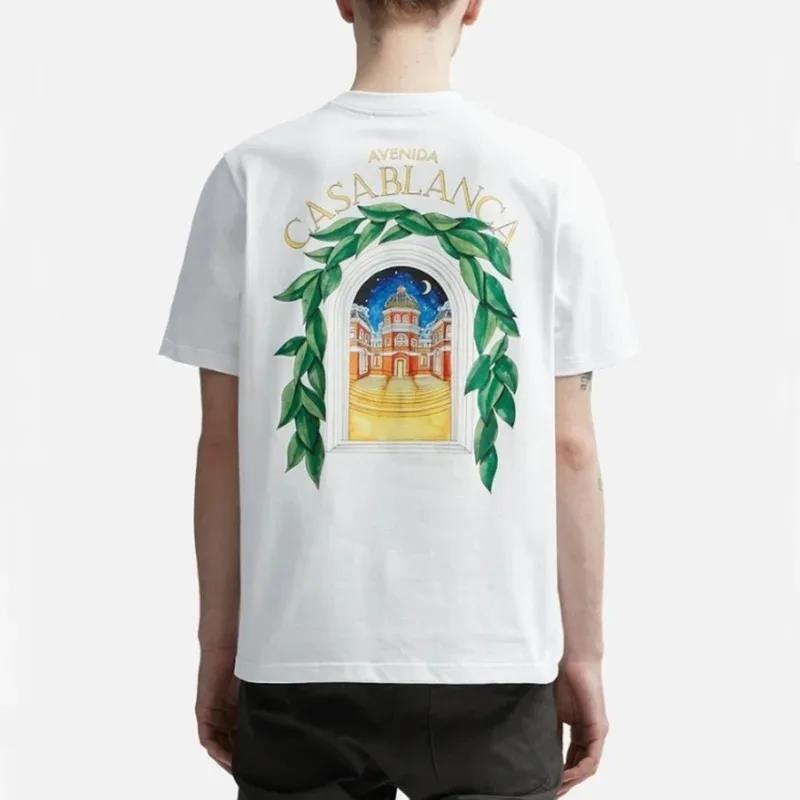 Dreamy Print New Door Pattern Summer Moroccan Style T-Shirt