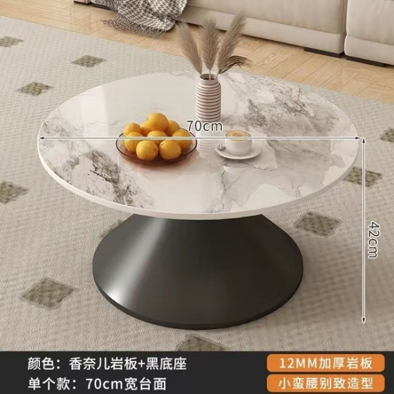 블랙 베이스 70 샤넬(두꺼운) 커피 테이블