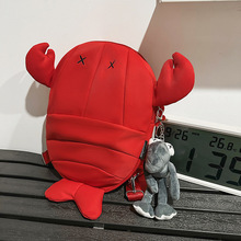 丑萌个性小龙虾双肩背包男女百搭潮流新款旅行户外运动多用途背包