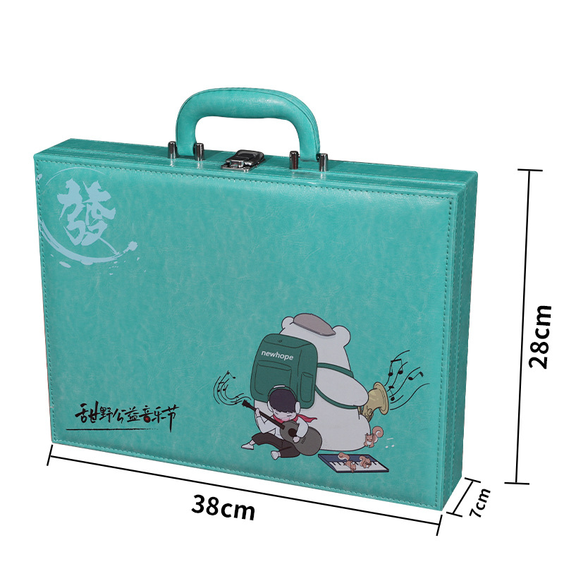 Chip Game Chess And Card Box Empty Box Chess Ready-made Storage Gift Packaging High-end Portable Mahjong Leather Box