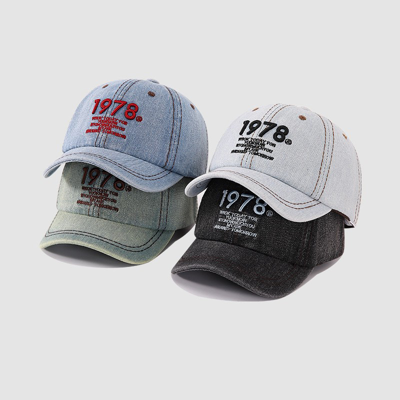 Nuevo sombrero para niños, sombrero de béisbol de vaqueros, sombrero de verano, sombrero de protección solar para niños, sombrero de lengua de pato de moda