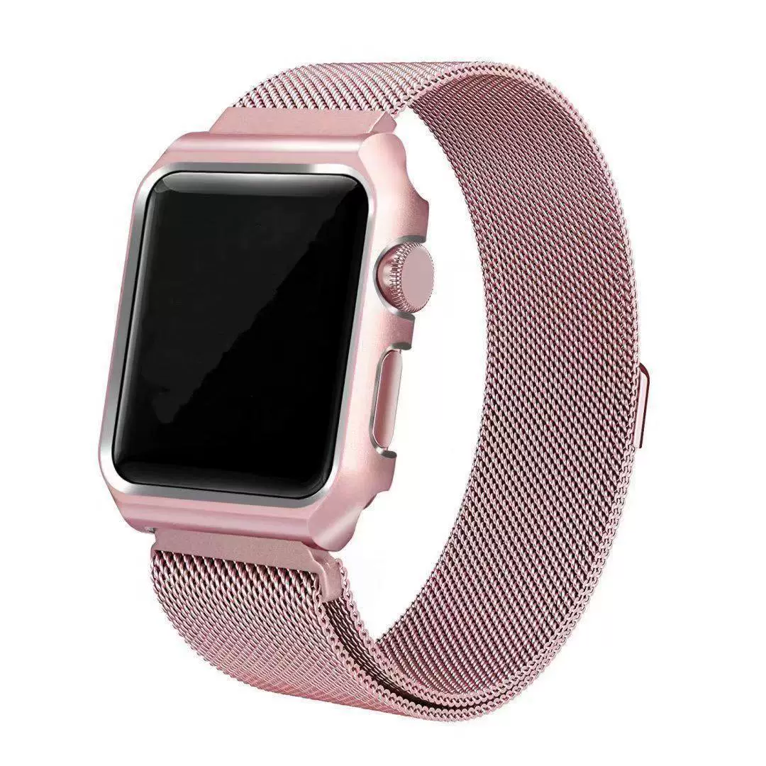Подходит для Apple Watch1/2/3/4/5/5/7/ Ремешок +оправа Segee Apple Milanis