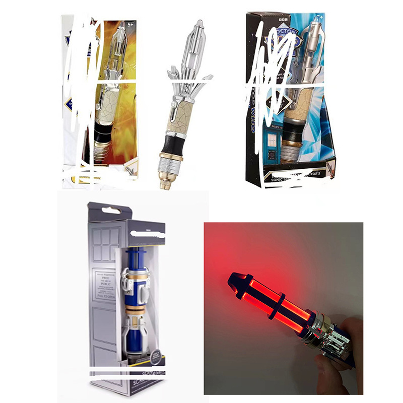 Doctor Who 9Th 10Th 11Th 13Th 12Th Generation Blue Sonic Screwdriver Prop Pen with Sound and Light