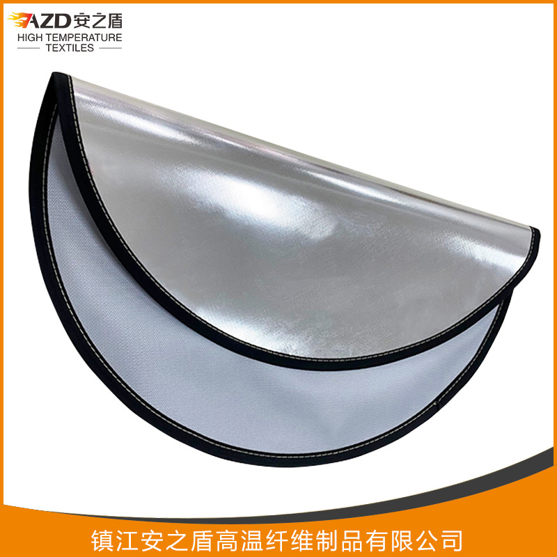 Anzhishield resistente a altas temperaturas al aire libre a prueba de fuego estera transfronteriza en stock Terraza redonda de 36/24-pulgadas estera de fogata estera de la cuenca del fuego